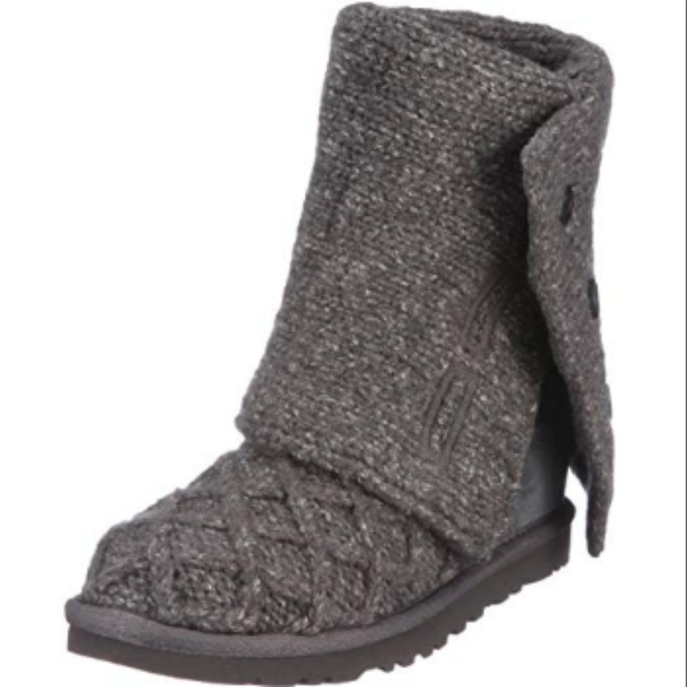 Grey Knit Ugg Boots